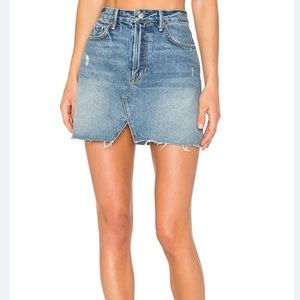 grlfrnd milla denim skirt